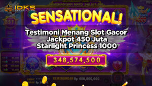 Menang Lagi! Member Indokasino Raih Jackpot 450 Juta di Starlight Princess 1000