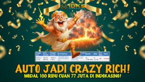 Cuma Bet 100 Ribu, Langsung Dihujani Petir Zeus 77 Juta!