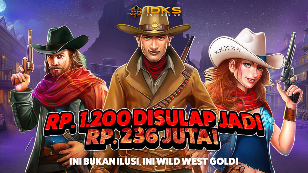 Modal Receh Bet Rp1.200, Cuan Meledak Rp236 Juta di Wild West Gold!