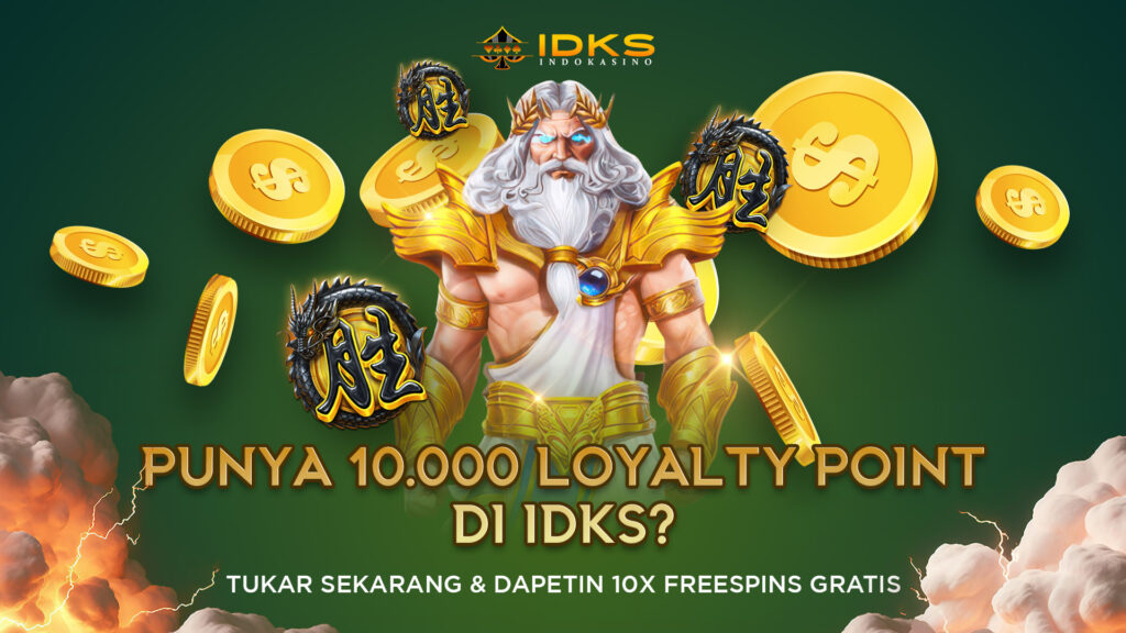 Tukar 10.000 Loyalty Point Jadi 10x Freespins Gratis! Cuma di INDOKASINO APK!