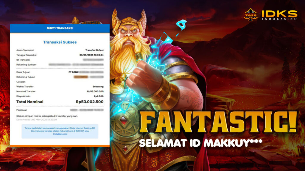 Cuan 53JT dari Thor Megaways di INDOKASINO! ⚡