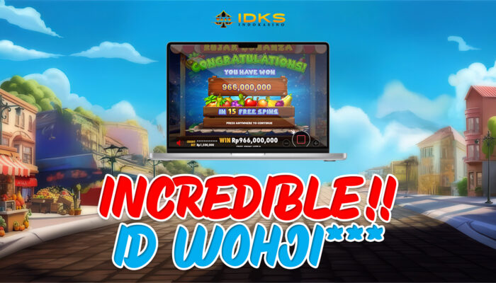 Meleduk di Rujak Bonanza! Member INDOKASINO WD 800 Juta dari Total Cuan 966 Juta!