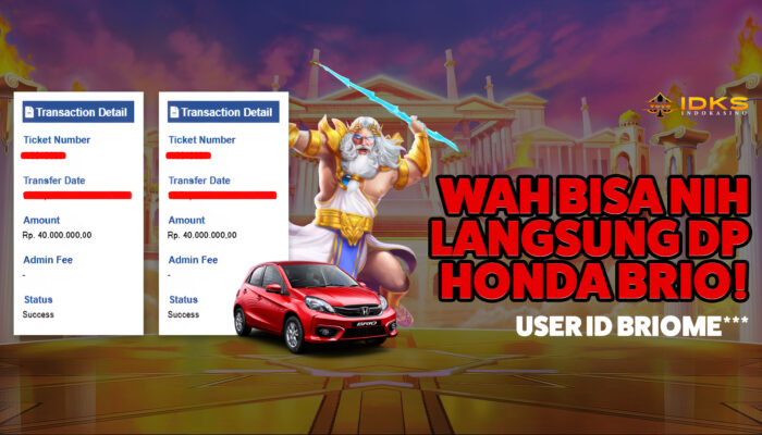 Petir Zeus Menggelegar! ID BRIOME*** Raih Rp70 Juta dari Gates of Olympus 1000 di INDOKASINO