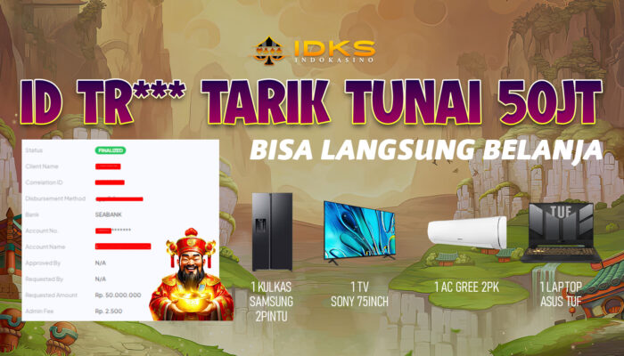 Kemenangan Member TR*** Raih Rp50 Juta di Chest of Caishen!