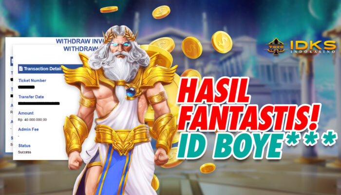 Kemenangan Gates of Olympus: Member INDOKASINO ID BOYE*** Menang 60 Juta