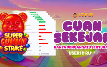 Ledakan Manis! Member INDOKASINO ID RU*** Menang 320 Juta di Super Gummy Strike Pragmatic Play
