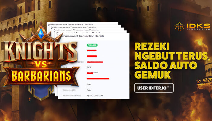 Kemenangan Super Member INDOKASINO: Knights vs Barbarians Pragmatic Play Tembus 250 Juta
